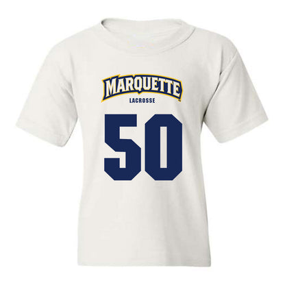 Marquette - NCAA Men's Lacrosse : Jack Schoenwetter - Sports Shersey Youth T-Shirt