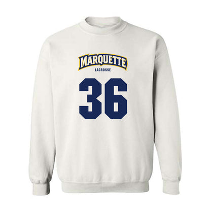 Marquette - NCAA Men's Lacrosse : Kayden Rogers - Sports Shersey Crewneck Sweatshirt