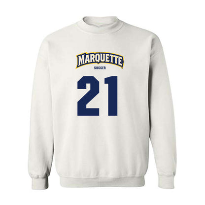 Marquette - NCAA Women's Soccer : Kiley McMinn - Sports Shersey Crewneck Sweatshirt-0