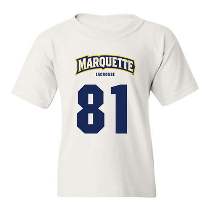 Marquette - NCAA Men's Lacrosse : Nolan Garcia - Sports Shersey Youth T-Shirt