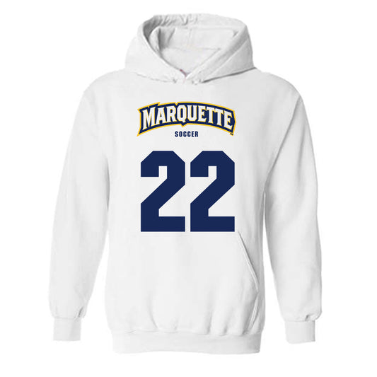 Marquette - NCAA Men's Soccer : Hudson Torrez - Sports Shersey Hooded Sweatshirt