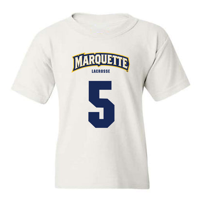 Marquette - NCAA Men's Lacrosse : Jacob Nottoli - Sports Shersey Youth T-Shirt