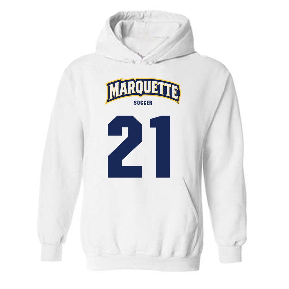 Marquette - NCAA Men's Soccer : Gabriel Rokov - Sports Shersey Hooded Sweatshirt-0