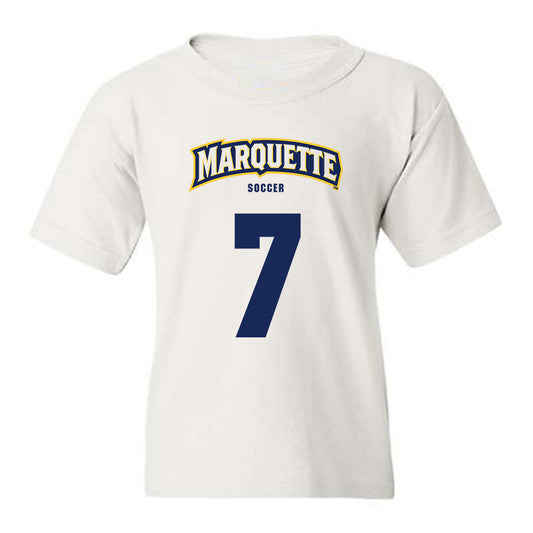 Marquette - NCAA Women's Soccer : Ida Marhaug - Sports Shersey Youth T-Shirt-0