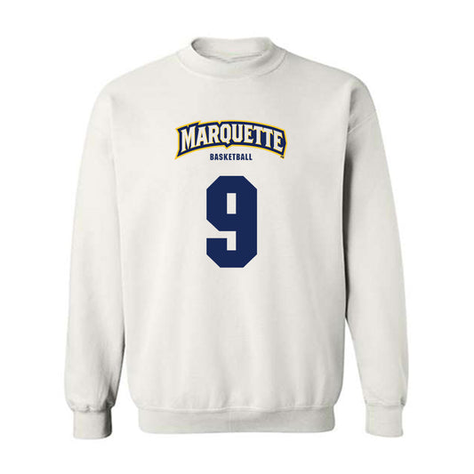 Marquette - NCAA Men's Basketball : Damarius Owens - Sports Shersey Crewneck Sweatshirt-0