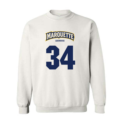 Marquette - NCAA Women's Lacrosse : Emily Couri - Sports Shersey Crewneck Sweatshirt-0
