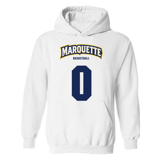 Marquette - NCAA Men's Basketball : Nigel James - Sports Shersey Hooded Sweatshirt-0