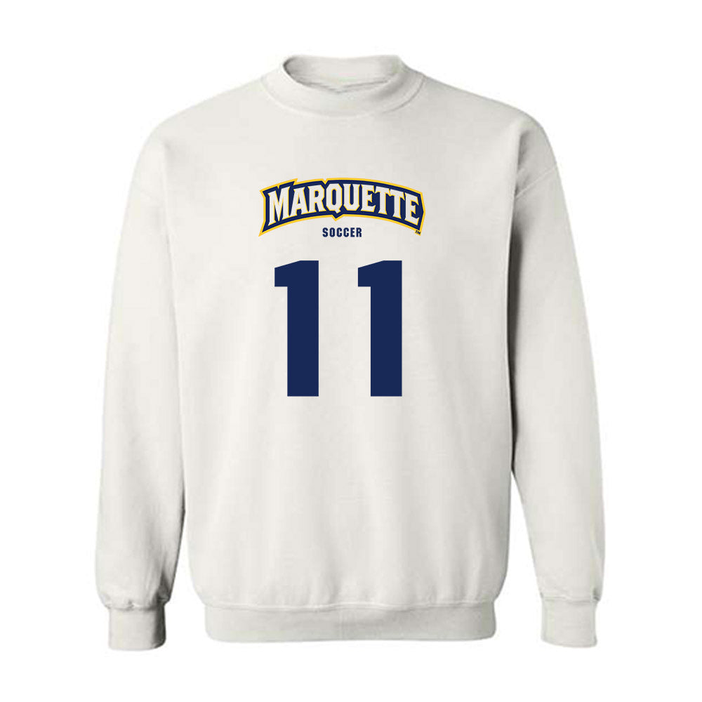 Marquette - NCAA Men's Soccer : Lucas Nesthus - Sports Shersey Crewneck Sweatshirt-0
