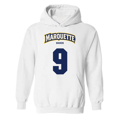 Marquette - NCAA Men's Soccer : Bence Molnar - Sports Shersey Hooded Sweatshirt-0