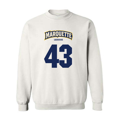 Marquette - NCAA Men's Lacrosse : Colin Sim - Sports Shersey Crewneck Sweatshirt