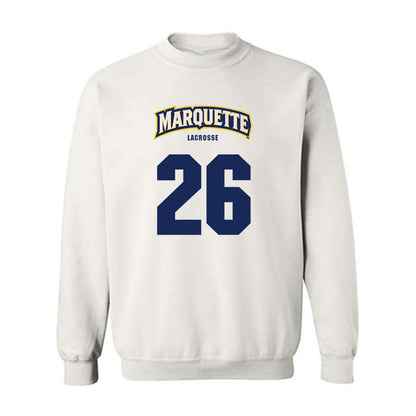 Marquette - NCAA Men's Lacrosse : Hayden Hiltz - Sports Shersey Crewneck Sweatshirt