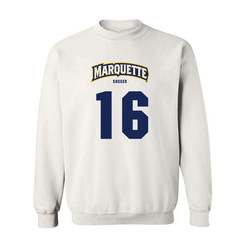 Marquette - NCAA Women's Soccer : Olivia Hernandez - Sports Shersey Crewneck Sweatshirt-0