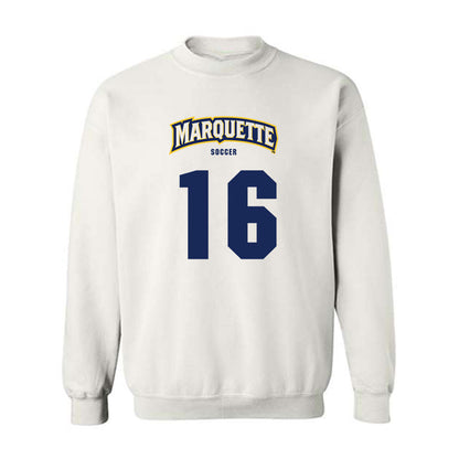 Marquette - NCAA Women's Soccer : Olivia Hernandez - Sports Shersey Crewneck Sweatshirt-0