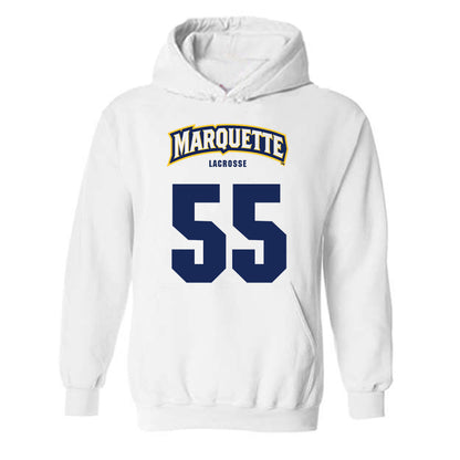 Marquette - NCAA Men's Lacrosse : Jackson Nichols - Sports Shersey Hooded Sweatshirt