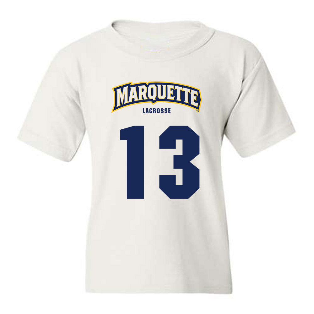 Marquette - NCAA Men's Lacrosse : Tucker Mullen - Sports Shersey Youth T-Shirt-0