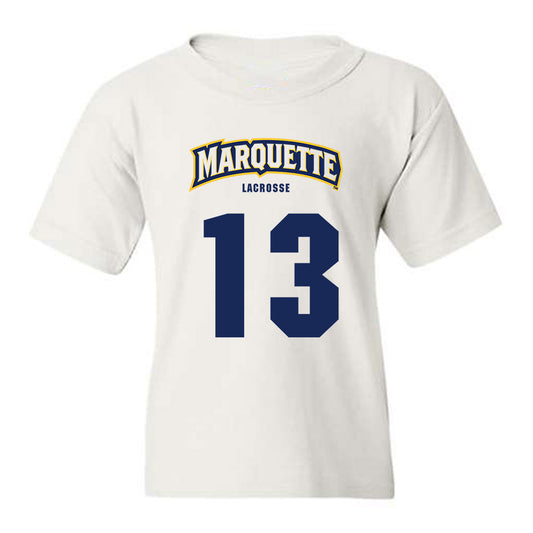Marquette - NCAA Men's Lacrosse : Tucker Mullen - Sports Shersey Youth T-Shirt-0