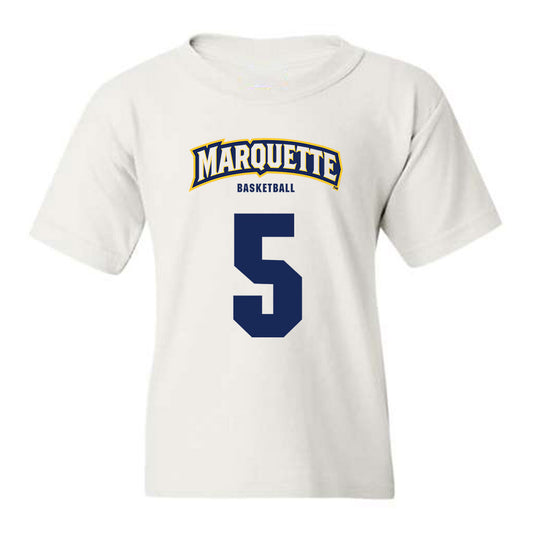 Marquette - NCAA Men's Basketball : Tre Norman - Sports Shersey Youth T-Shirt