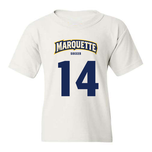 Marquette - NCAA Men's Soccer : Matthew Iriarte - Sports Shersey Youth T-Shirt