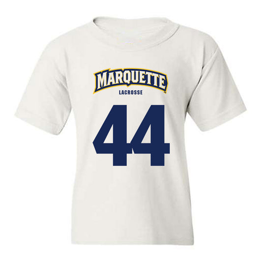 Marquette - NCAA Men's Lacrosse : Luke Montanye - Sports Shersey Youth T-Shirt-0