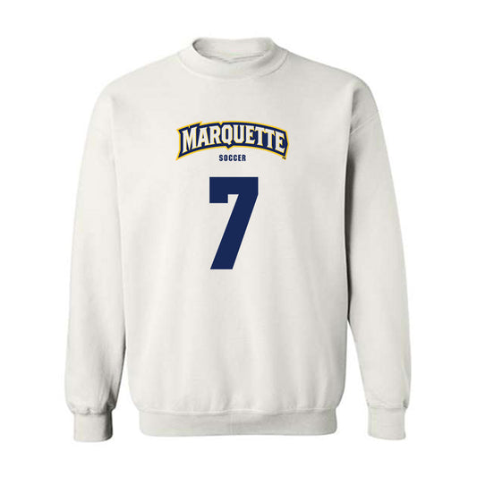 Marquette - NCAA Women's Soccer : Kiara Clarke - Sports Shersey Crewneck Sweatshirt