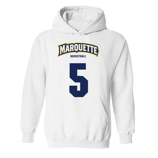 Marquette - NCAA Men's Basketball : Tre Norman - Sports Shersey Hooded Sweatshirt