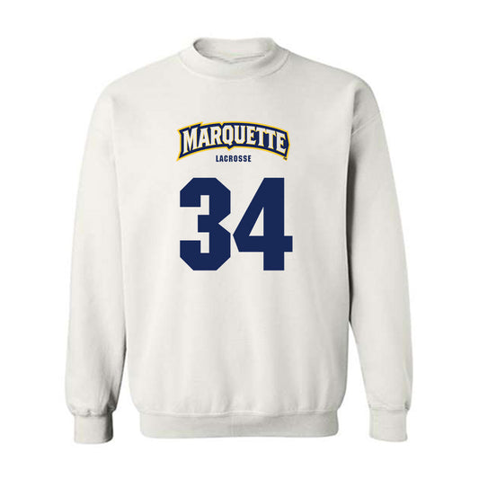 Marquette - NCAA Men's Lacrosse : Jadyn Castillo - Sports Shersey Crewneck Sweatshirt