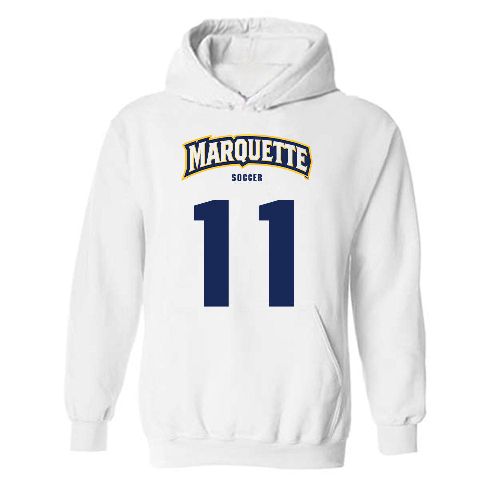 Marquette - NCAA Men's Soccer : Lucas Nesthus - Sports Shersey Hooded Sweatshirt-0