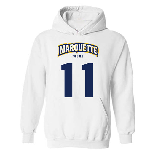 Marquette - NCAA Men's Soccer : Lucas Nesthus - Sports Shersey Hooded Sweatshirt-0