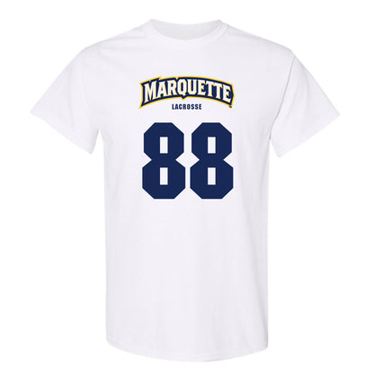 Marquette - NCAA Men's Lacrosse : Scott Michaud - Sports Shersey T-Shirt-0