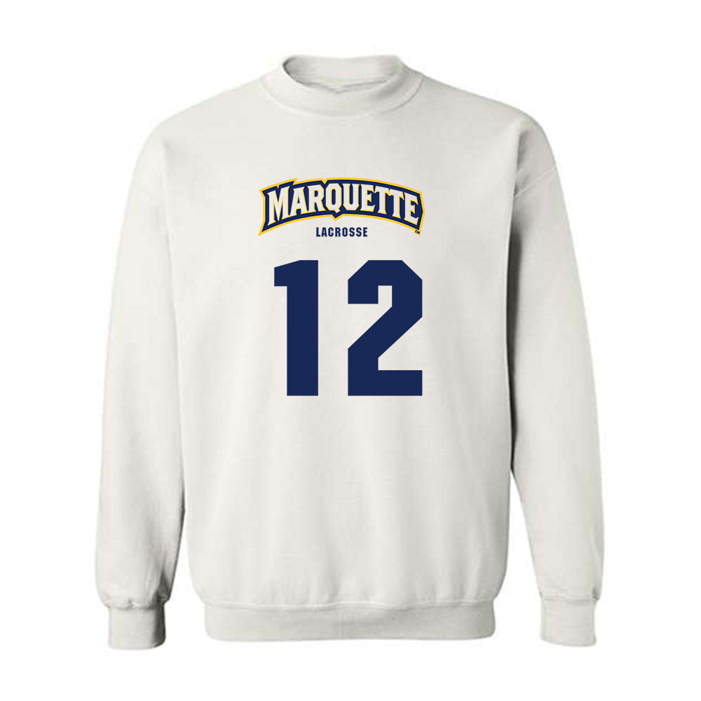 Marquette - NCAA Women's Lacrosse : Ella Mautz - Sports Shersey Crewneck Sweatshirt-0
