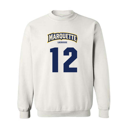 Marquette - NCAA Women's Lacrosse : Ella Mautz - Sports Shersey Crewneck Sweatshirt-0
