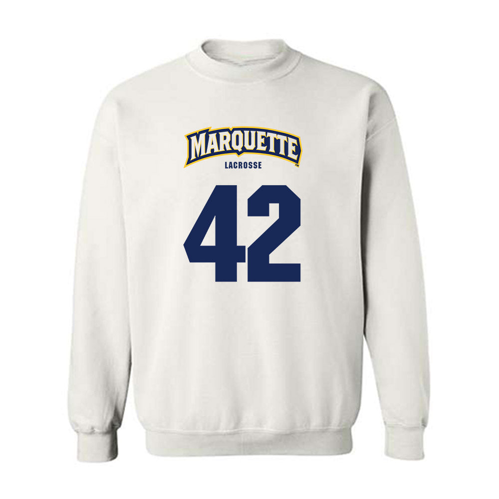 Marquette - NCAA Women's Lacrosse : Annabel Carlin - Sports Shersey Crewneck Sweatshirt-0