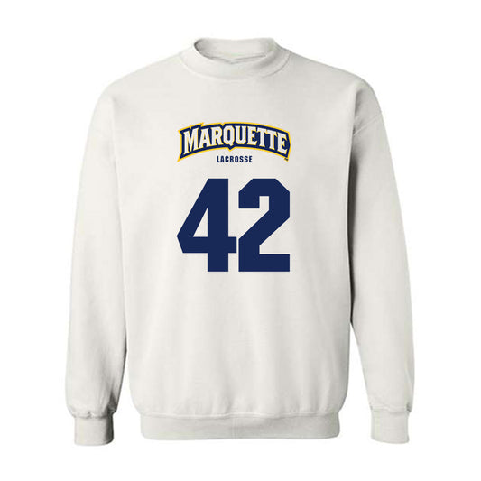 Marquette - NCAA Women's Lacrosse : Annabel Carlin - Sports Shersey Crewneck Sweatshirt-0