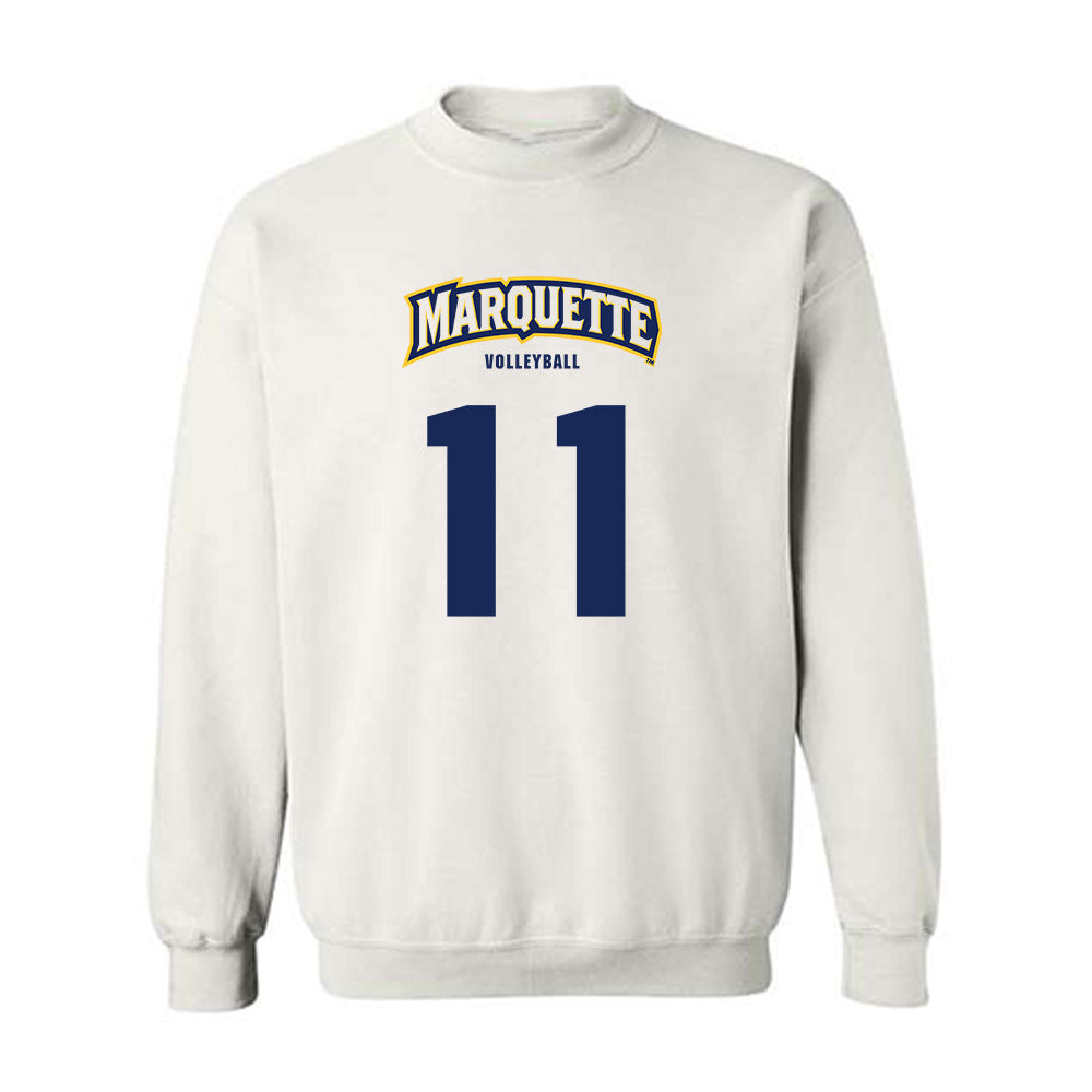 Marquette - NCAA Women's Volleyball : Amaria King - Sports Shersey Crewneck Sweatshirt-0