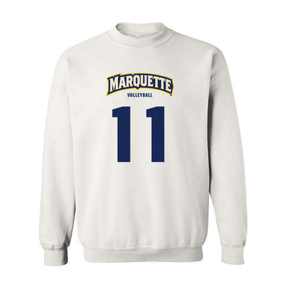 Marquette - NCAA Women's Volleyball : Amaria King - Sports Shersey Crewneck Sweatshirt-0