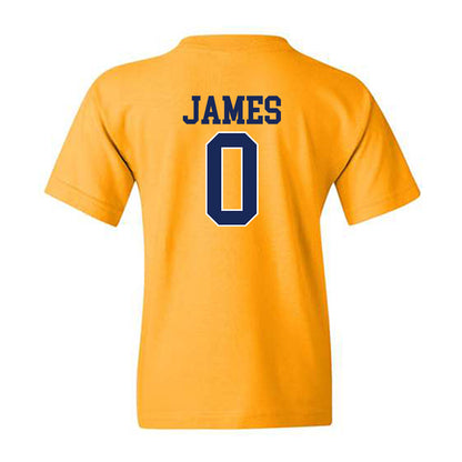 Marquette - NCAA Men's Basketball : Nigel James - Sports Shersey Youth T-Shirt-1