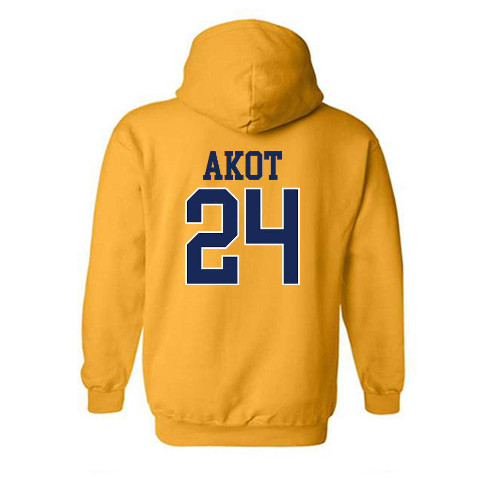 Marquette - NCAA Women's Basketball : Ayuen Akot - Sports Shersey Hooded Sweatshirt