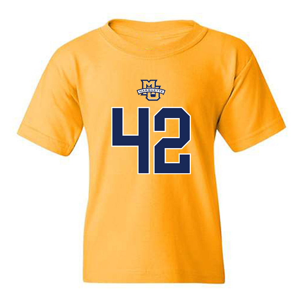 Marquette - NCAA Men's Basketball : Braeden Brenn - Sports Shersey Youth T-Shirt-0