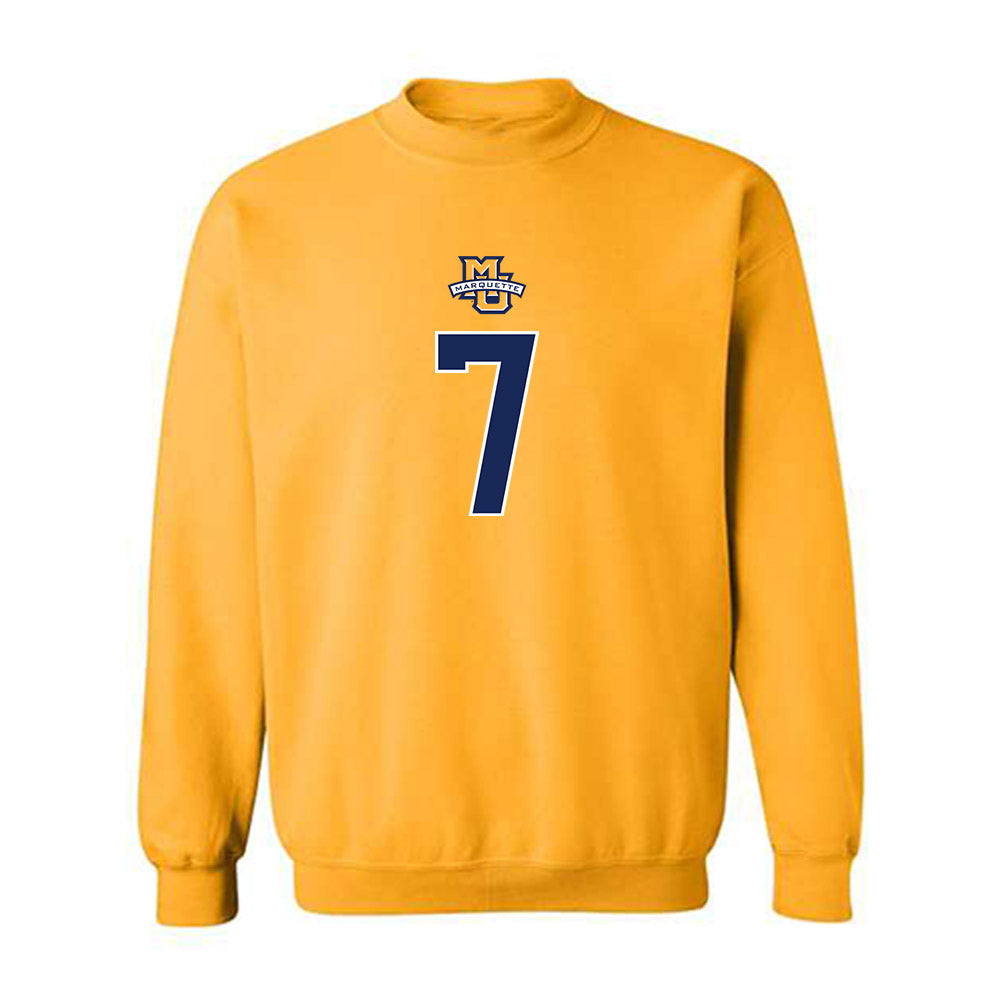 Marquette - NCAA Men's Basketball : Zaide Lowery - Sports Shersey Crewneck Sweatshirt-0