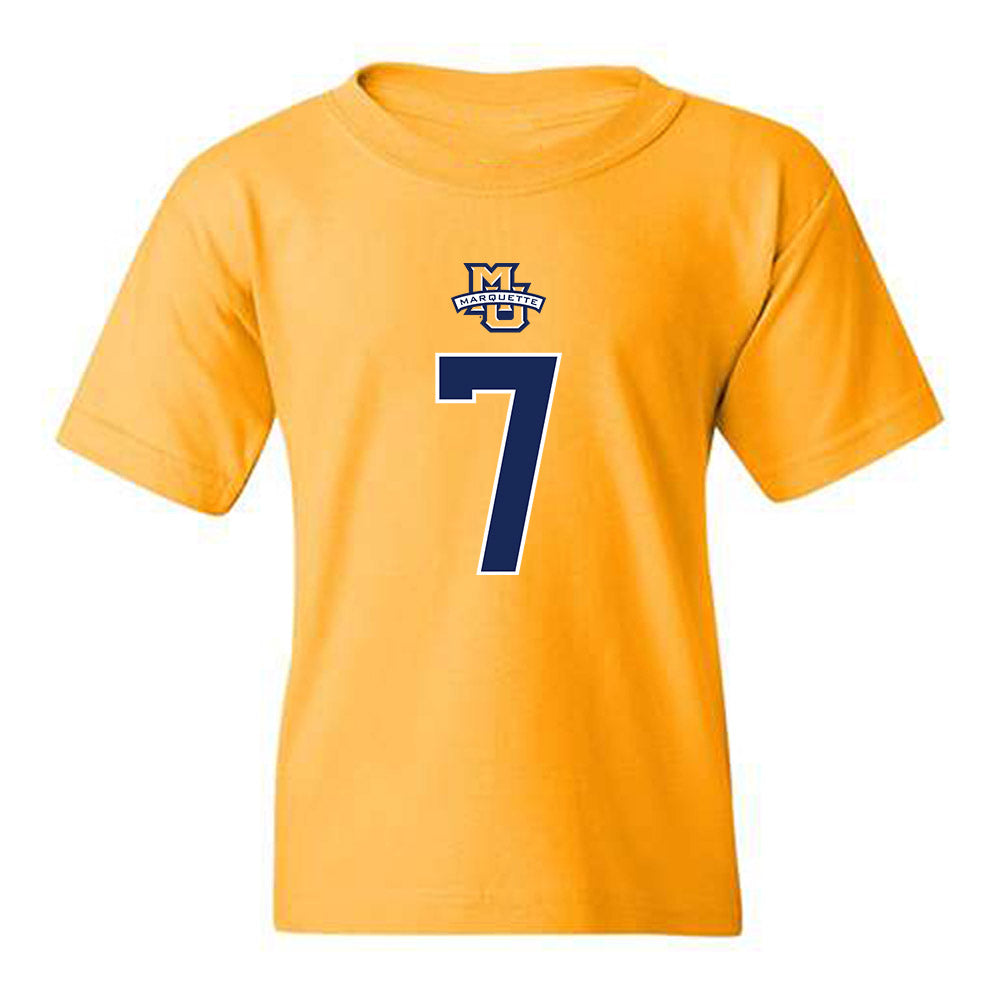 Marquette - NCAA Men's Basketball : Zaide Lowery - Sports Shersey Youth T-Shirt-0