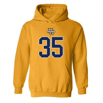 Marquette - NCAA Men's Basketball : Michael Phillips II - Sports Shersey Hooded Sweatshirt-0