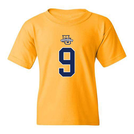 Marquette - NCAA Men's Basketball : Damarius Owens - Sports Shersey Youth T-Shirt-0