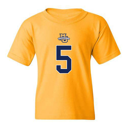 Marquette - NCAA Women's Basketball : Charia Smith - Sports Shersey Youth T-Shirt-0