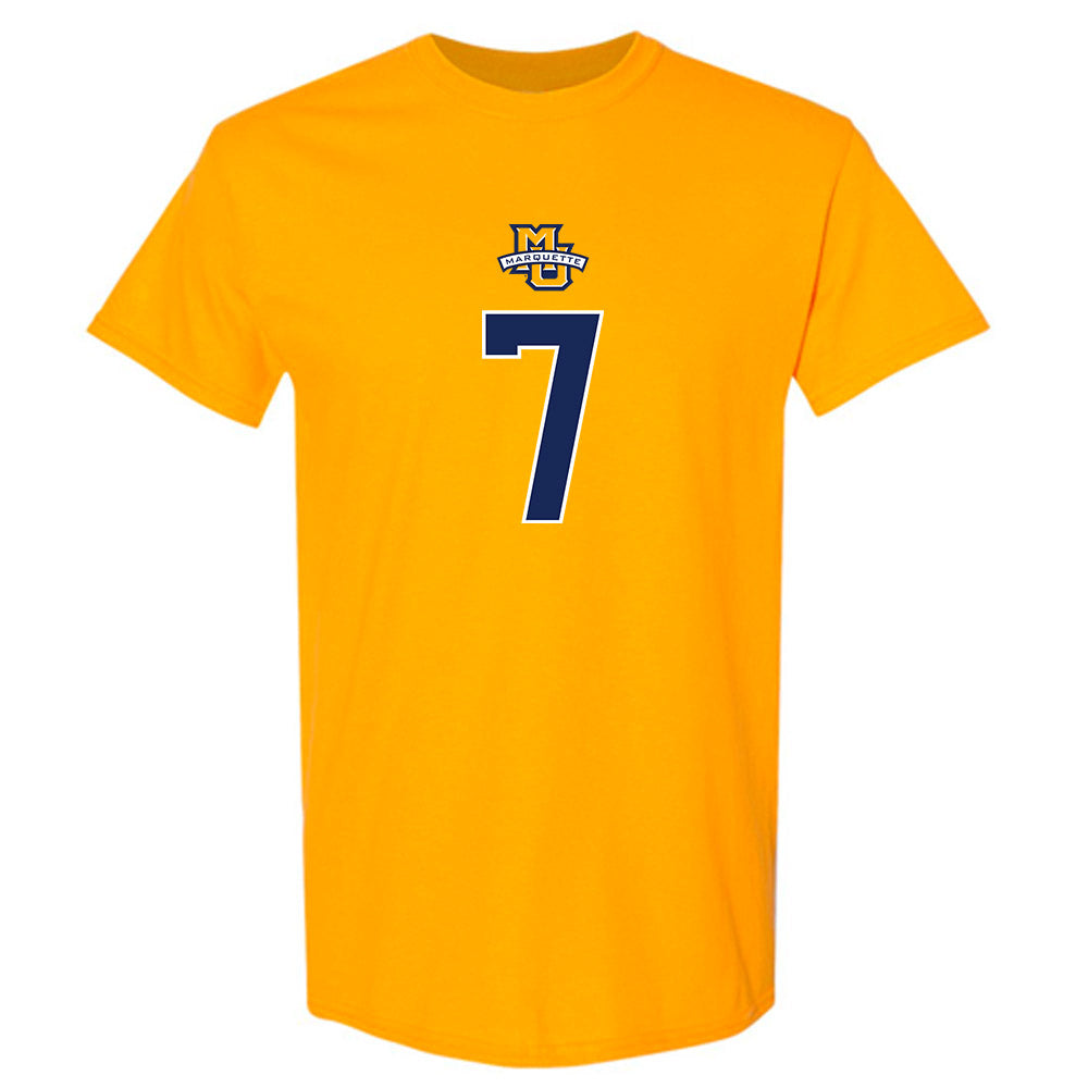Marquette - NCAA Men's Basketball : Zaide Lowery - Sports Shersey T-Shirt-0