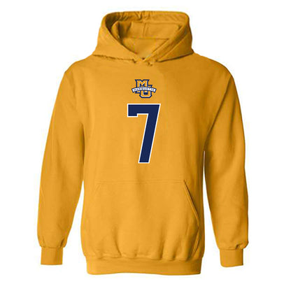 Marquette - NCAA Men's Basketball : Zaide Lowery - Sports Shersey Hooded Sweatshirt-0