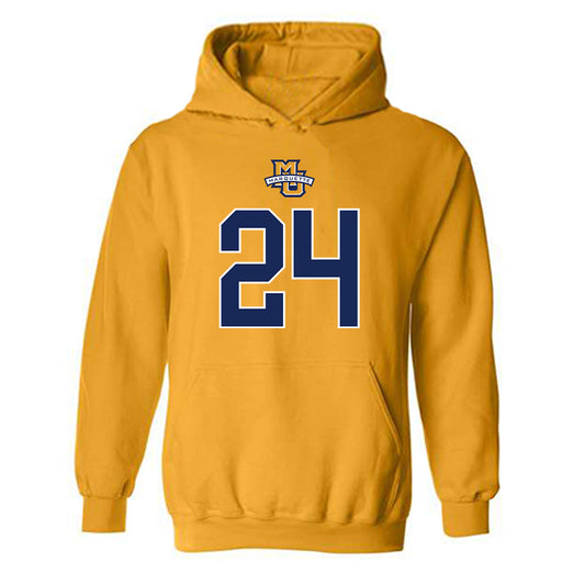 Marquette - NCAA Women's Basketball : Ayuen Akot - Sports Shersey Hooded Sweatshirt