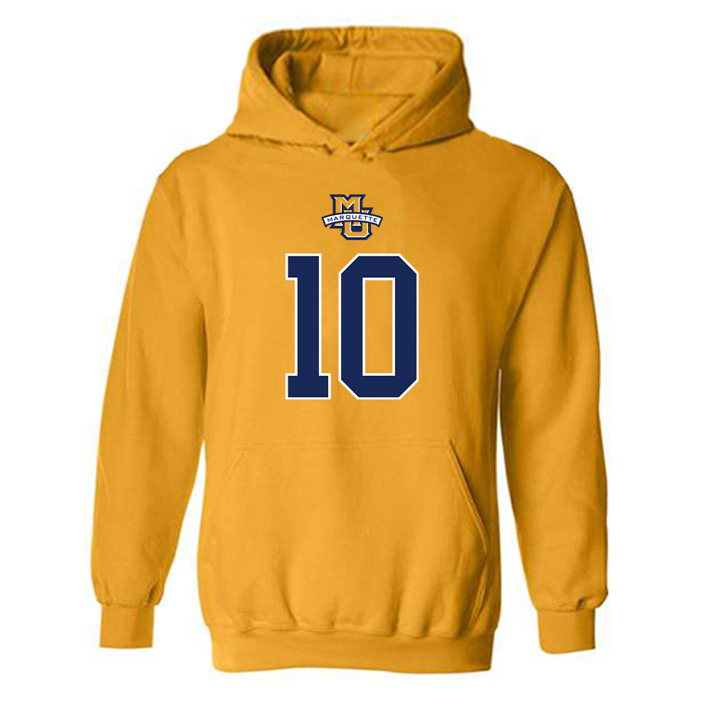 Marquette - NCAA Men's Basketball : Adrien Stevens - Sports Shersey Hooded Sweatshirt-0