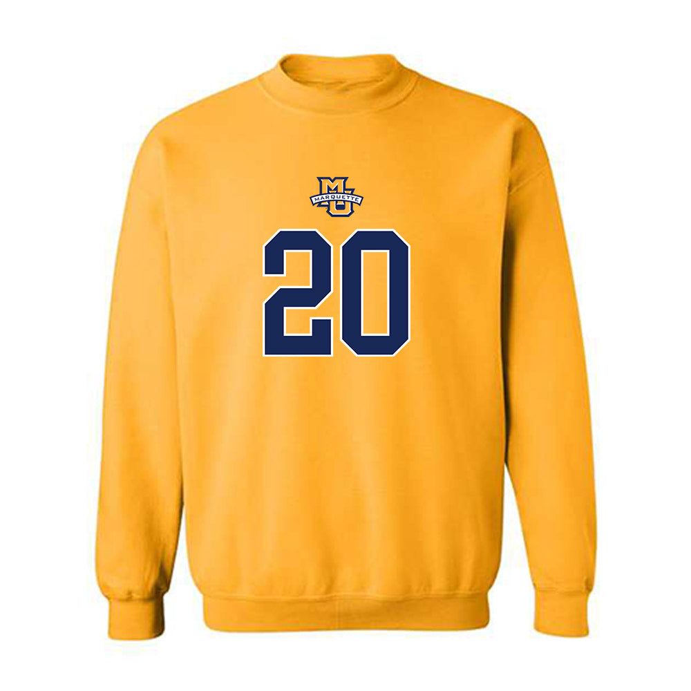 Marquette - NCAA Women's Basketball : Jordan Meulemans - Sports Shersey Crewneck Sweatshirt-0