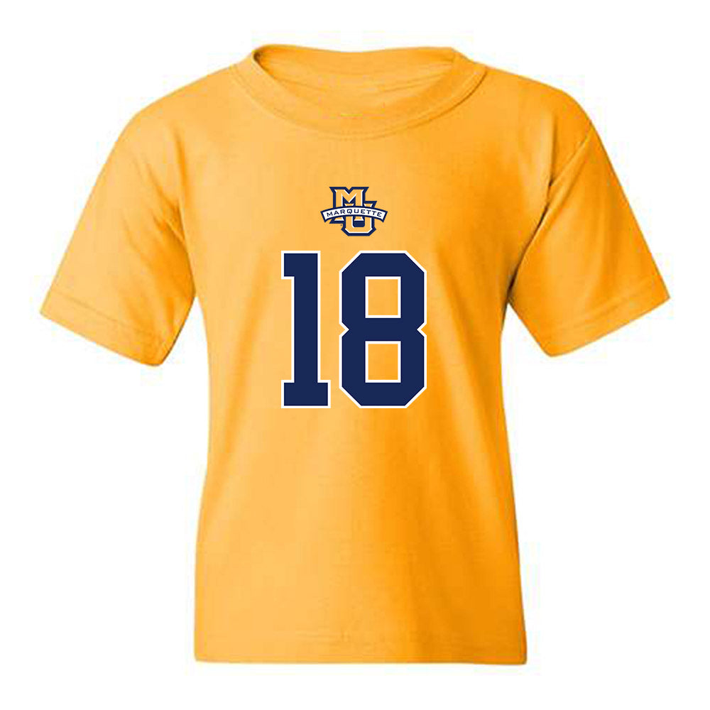 Marquette - NCAA Men's Basketball : Caedin Hamilton - Sports Shersey Youth T-Shirt-0