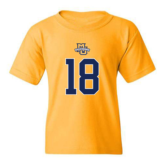 Marquette - NCAA Men's Basketball : Caedin Hamilton - Sports Shersey Youth T-Shirt-0